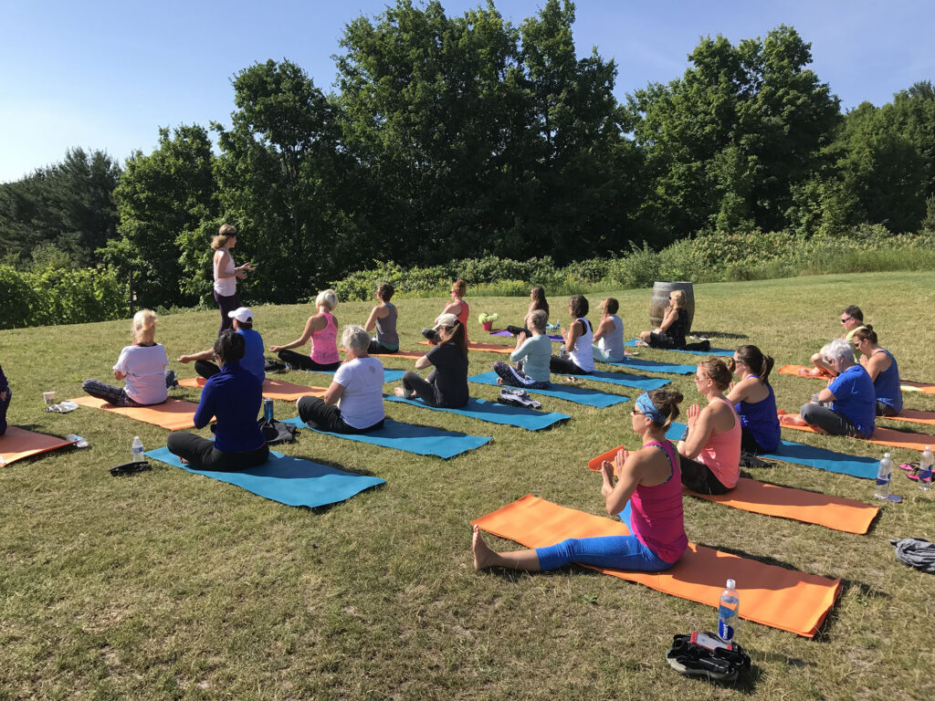 Yoga in the Vine Banner
